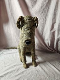 Sweet Little Sisal D O G Measures 18.5 Inches Tall