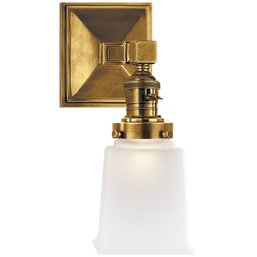 A Chapman & Myers Brass Boston Square Single Light