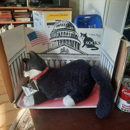 #18 - Socks The White House Cat 12' Plush Toy Is New In The Original Box.