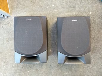 One Pair Of Sony Bookshelf Speaker Model No. SS-G5 - Never Used.