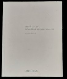 1996 Sotheby's Catalog For The Estate Of Jacqueline Kennedy Onassis