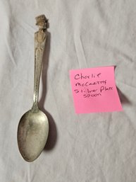 Charlie McCarthy Silver Plated Spoon By Duchess Silver