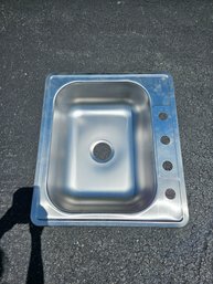 Glacier Bay Stainless Steel Sink. NIB.  Measures 25 Inches Wide And 22 Inches Across.