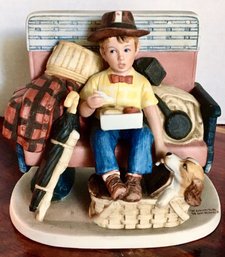 Norman Rockwell Porcelain Figurines - Scotty's Stowaway