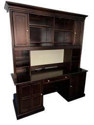 Stanley Furniture Executive Office Desk W/ Credenza Hutch