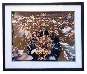 1999 STANLEY CUP CHAMPIONS DALLAS STARS TEAM SIGNED AUTOGRAPHED LIMITED EDITION PHOTOGRAPH