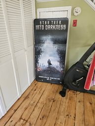 #94: Giant 56' X 27' 'Star Trek Into Darkness 'Movie Theater Cardboard Standing Cut Out Sign 2013 NEW,