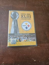 #95 - Pittsburgh Steelers XLIII Super Bowl Commemorative DVD New And Still Sealed.