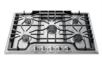 Frigidaire - Gallery 30' Built-In Gas Cooktop - Stainless Steel/Matte Black