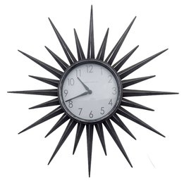 Vintage Mid Century Baldauf Sunburst Wall Clock