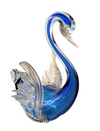 Large Vintage Murano Art Glass 12' Swan Sculpture