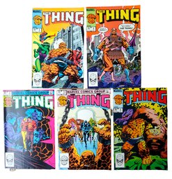 1983-1984 Marvel Comics THE THING #2,3,4,5,9
