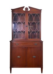 Thomasville Mahogany Breakfront China Cabinet