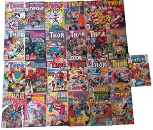 Marvel Comics The Mighty Thor Lot Of 25 Numbers 382-481