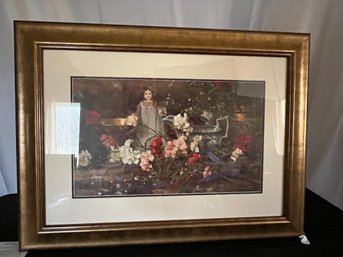 Art Piece Print - 'Carnations And Gold' By Richard Schmid - Signed/Numbered