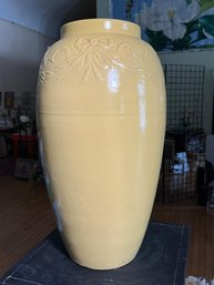 Very Large Vintage Roseville Ohio / Robinson - Ransbottom Pottery Vase / Sand Jar - Nice Piece