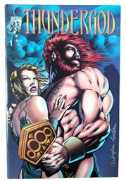 Thundergod #1 Crusade Comics  Thor - Signed By Christopher Golden