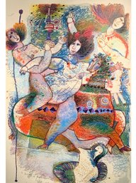 Theo Tobiasse ' La Lumiere De Prophet ' , 1980 Lithograph Etching 185/250