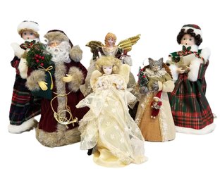 Vintage Set Of Various Size Christmas Tree Toppers