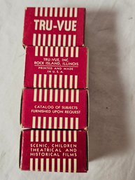 Vintage Stereoscope Film Strips Tru-Vue - 26 Each Individually Labeled As To Film Content