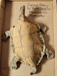 Turtle - Signed By Master Potter Ruth Laughlin