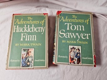 2 Illustrated Mark Twain Books 1946 And 1948