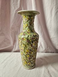 Antique Vase With Raised Design