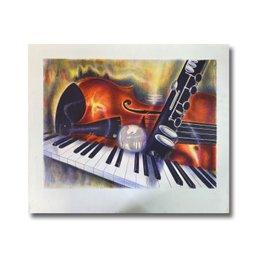 20x24 Lithograph Concerto Instruments - New Rochelle Philharmonic