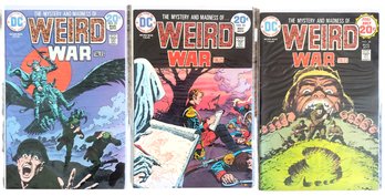 DC WEIRD WAR TALES 23 25 28 Bronze Age Comic Book Lot