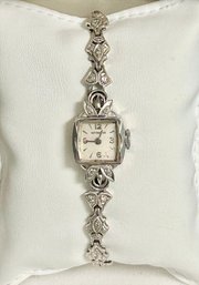 1958 Wittnauer White Gold 14K Watch 7' Length 16 Gram Weight Not Working Jeweler Verified &  Acid Tested