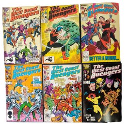 Marvel  The West Coast Avengers 7 15 16 18 25 44 Bronze Age Comic Book Lot