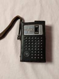 Vintage Westinghouse Portable Handheld Radio With Case