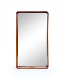 Extra Large Solid Walnut Mirror By White Furniture
