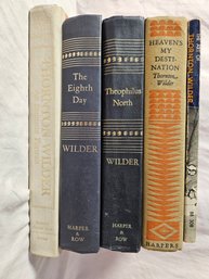 Selection Of Thornton Wilder Books And Miscellaneous News Clippings About The Author