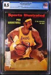 1972 SPORTS ILLUSTRATED #V37 #16 WILT CHAMBERLAIN CGC 8.5 HIGHEST GRADED 1/1