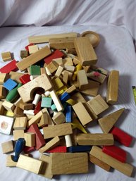 HUGE Collection Of Vintage Wooden Blocks