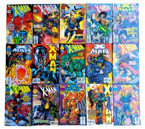 Lot Of 25 Marvel X-Man Comic Books