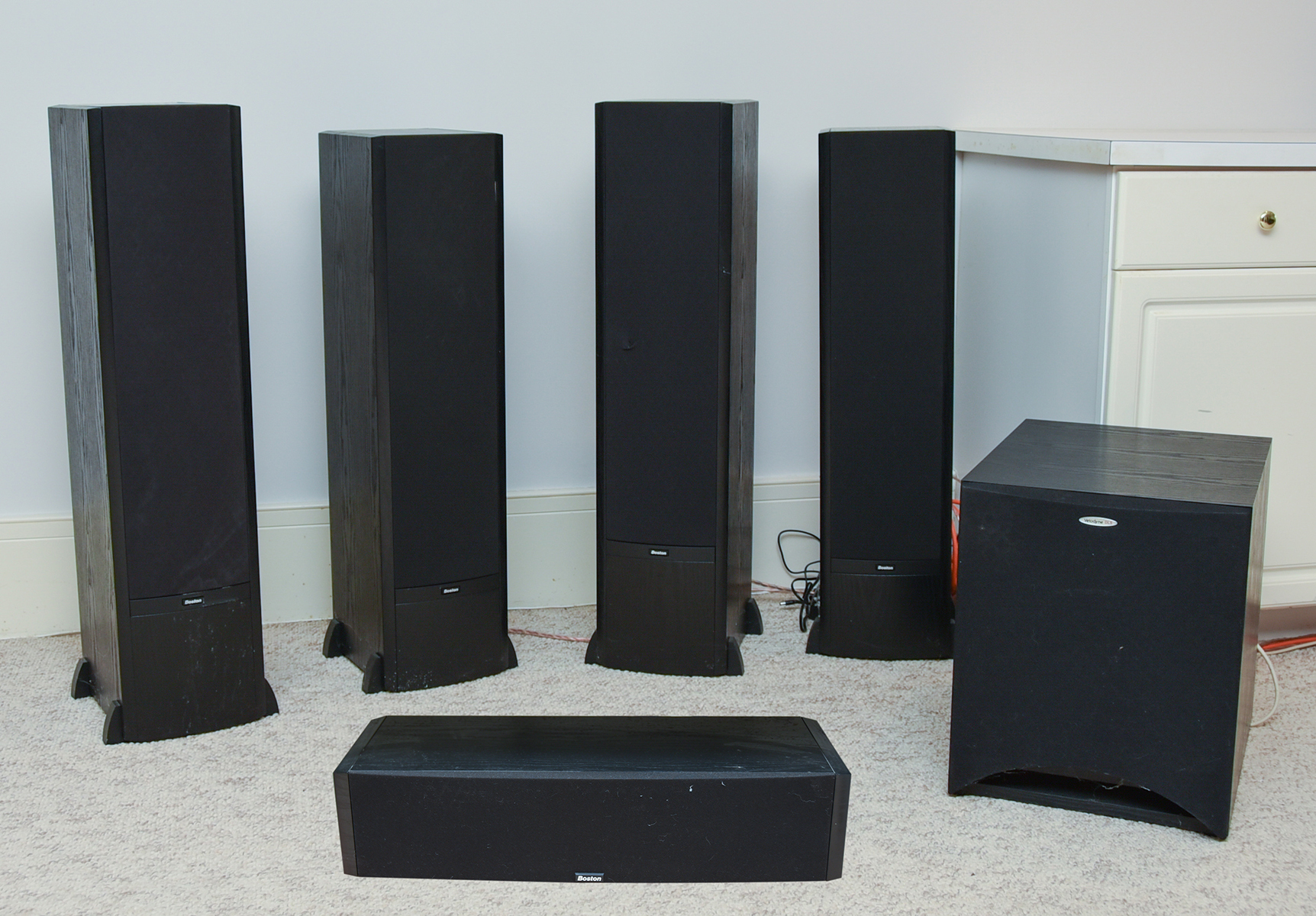 Boston Surround Sound Stereo System With Sound Bar And Velodyne DLS ...