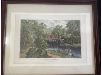 Artists Creek Framed Print North Conway