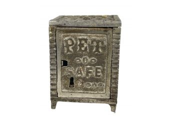 Antique Cast Iron 'Pet Safe' Still Bank