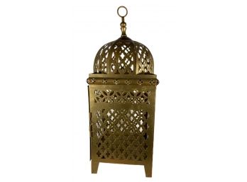 1960s Decorative Gilt Metal Gilded Cage For Plant Or Candle