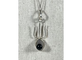 Sterling Silver Chain Necklace Pendant Evil Eye