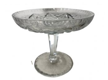 Fine Cut Crystal Compote Tazza