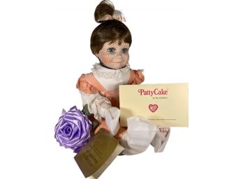 Patty Cake Terri DeHetre Georgetown Collection Bisque Doll In Original Box