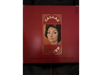 Callas Carmen Box Set - 3 Albums With Booklets - Some Wear To Box