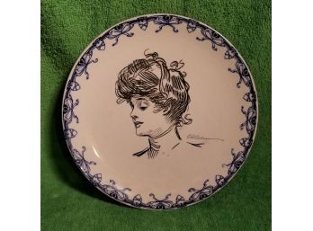 Royal Doulton Gibson Girl Head Plate 1901-1915