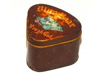 Old Blue Boar Rough Cut Tobacco Can