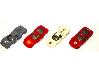 Lot Of 4 Vintage 1/32nd Slot Car Bodies