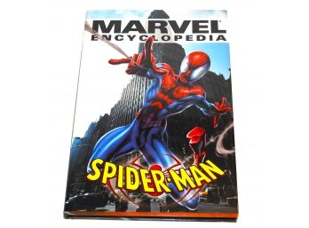 Signed Marvel Encyclopedia Hard Cover Table Book We Cannot Make Out Signature