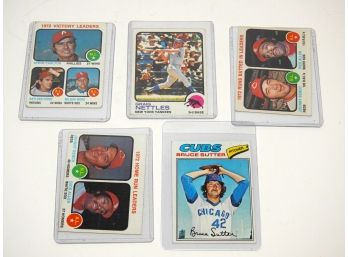 1970s Hall Of Famers Baseball Card Lot Bench Sutter & More